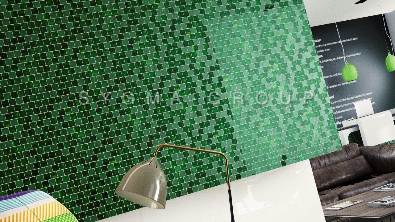Mosaique carrelage de verre pour mur salle de bains douche et cuisine